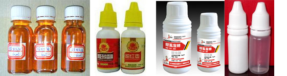 小瓶液体自动灌装旋盖贴标机一体机
