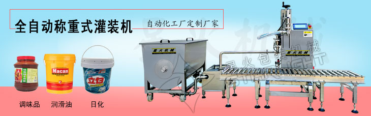 全自动电子称重灌装机装生产线